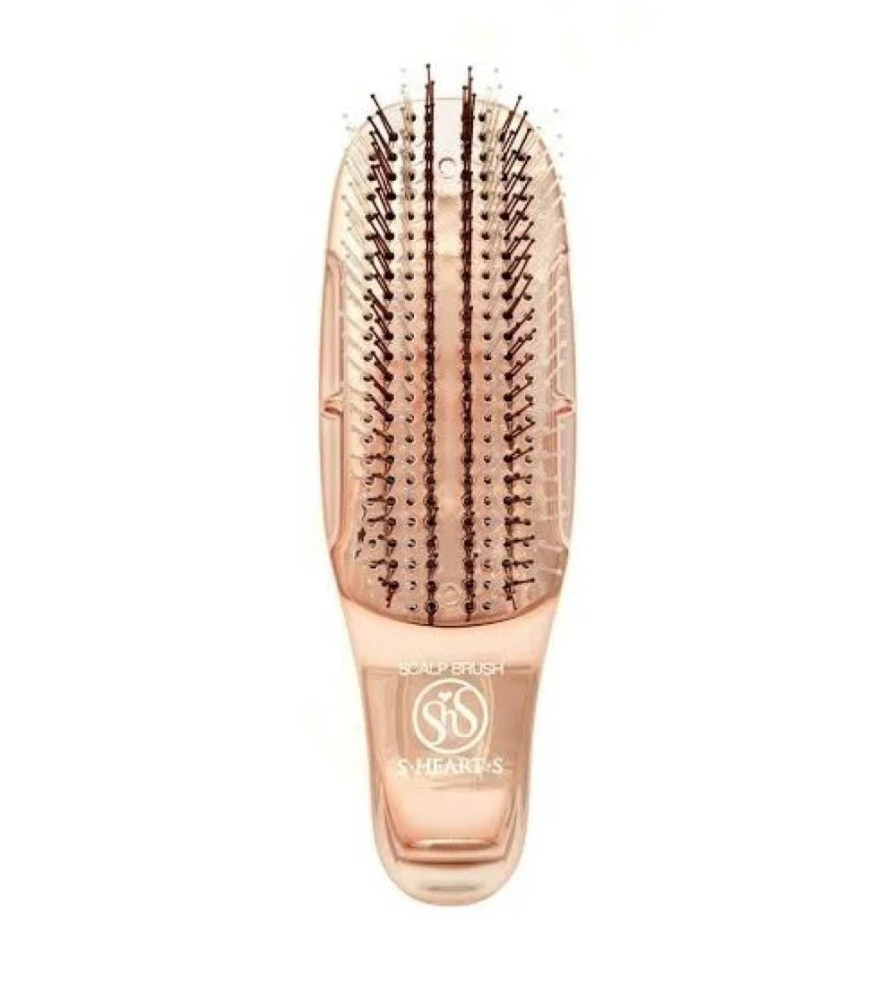 S-HEART-S Scalp Brush World Premium Short Pink Gold